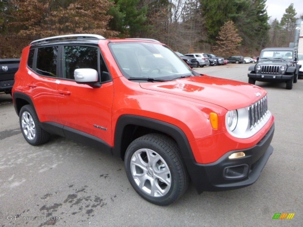 Colorado Red 2017 Jeep Renegade Limited 4x4 Exterior Photo #117451425