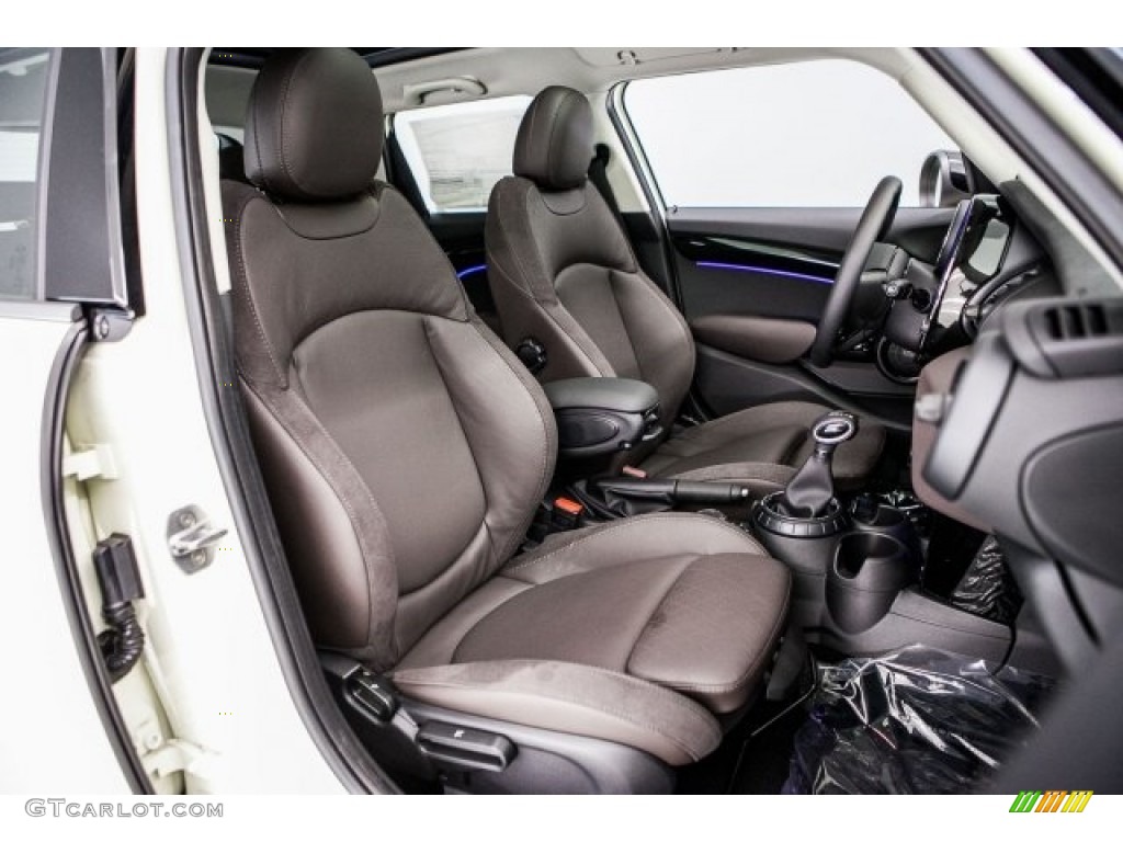 Cross Punch Leather/Dark Truffle Interior 2017 Mini Hardtop Cooper S 4 Door Photo #117451944