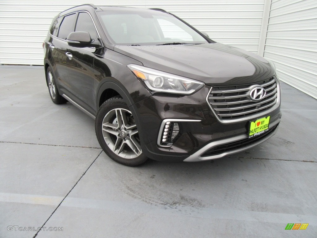 2017 Santa Fe Limited Ultimate - Java Espresso / Beige photo #2