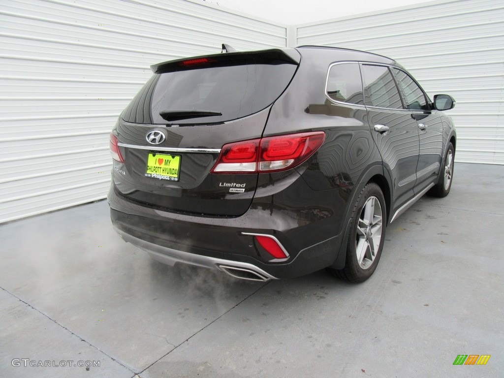 2017 Santa Fe Limited Ultimate - Java Espresso / Beige photo #4