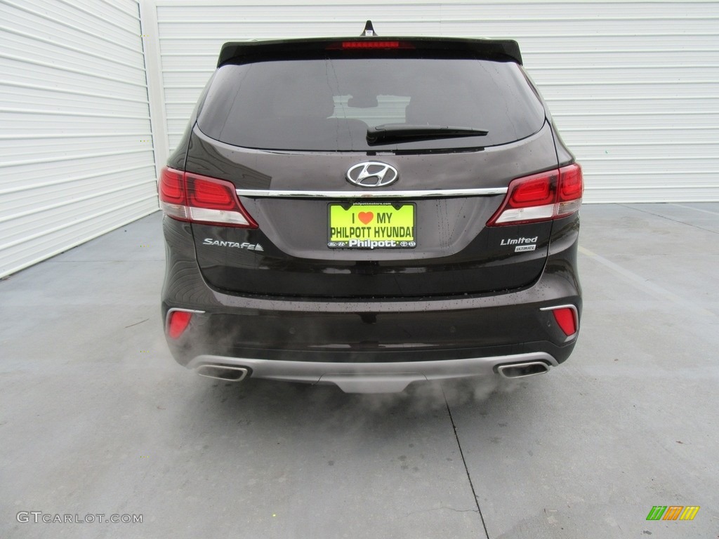 2017 Santa Fe Limited Ultimate - Java Espresso / Beige photo #5
