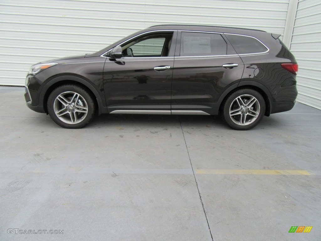 2017 Santa Fe Limited Ultimate - Java Espresso / Beige photo #6