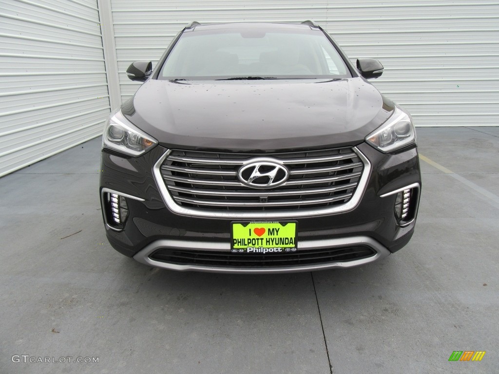 2017 Santa Fe Limited Ultimate - Java Espresso / Beige photo #8
