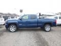 2017 Stone Blue Metallic GMC Sierra 1500 SLE Double Cab 4WD  photo #3