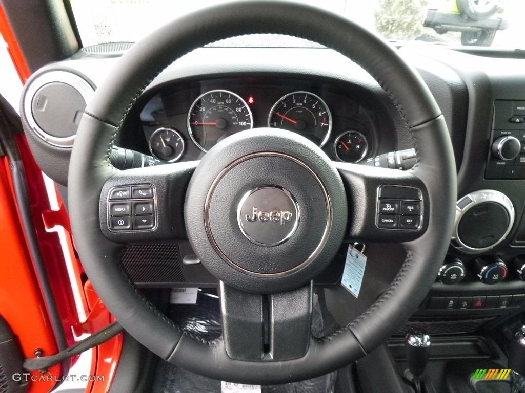 2017 Wrangler Sahara 4x4 - Firecracker Red / Black photo #16