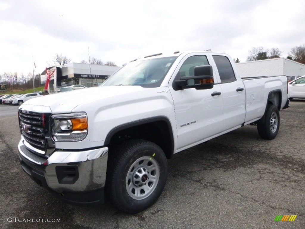 Summit White 2017 GMC Sierra 2500HD Double Cab 4x4 Exterior Photo #117453210