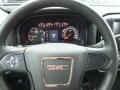 Jet Black/Dark Ash 2017 GMC Sierra 2500HD Double Cab 4x4 Steering Wheel