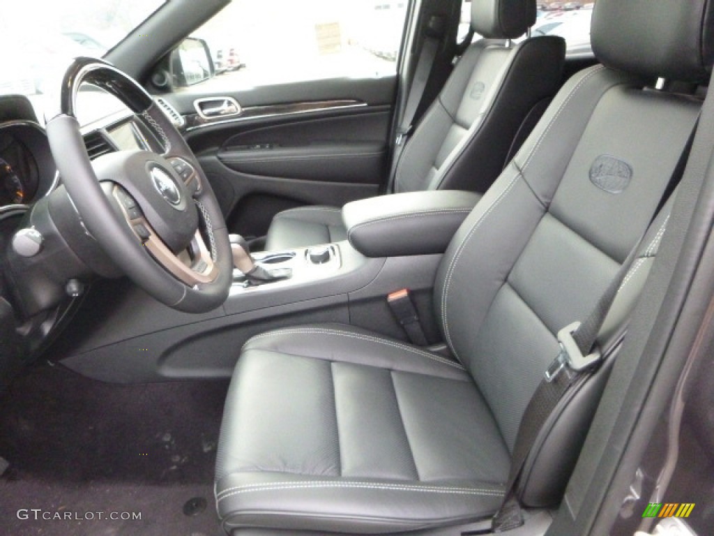 2017 Jeep Grand Cherokee Overland 4x4 Front Seat Photo #117453693