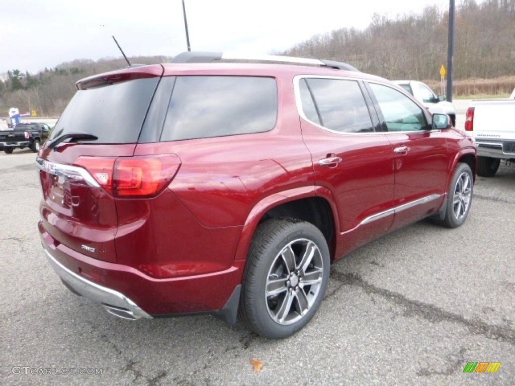 2017 Acadia Denali AWD - Crimson Red Tintcoat / Jet Black photo #5