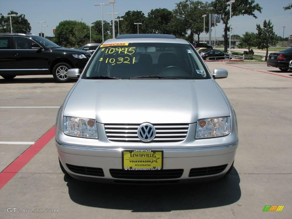 2005 Jetta GLS TDI Sedan - Reflex Silver Metallic / Light Grey photo #8