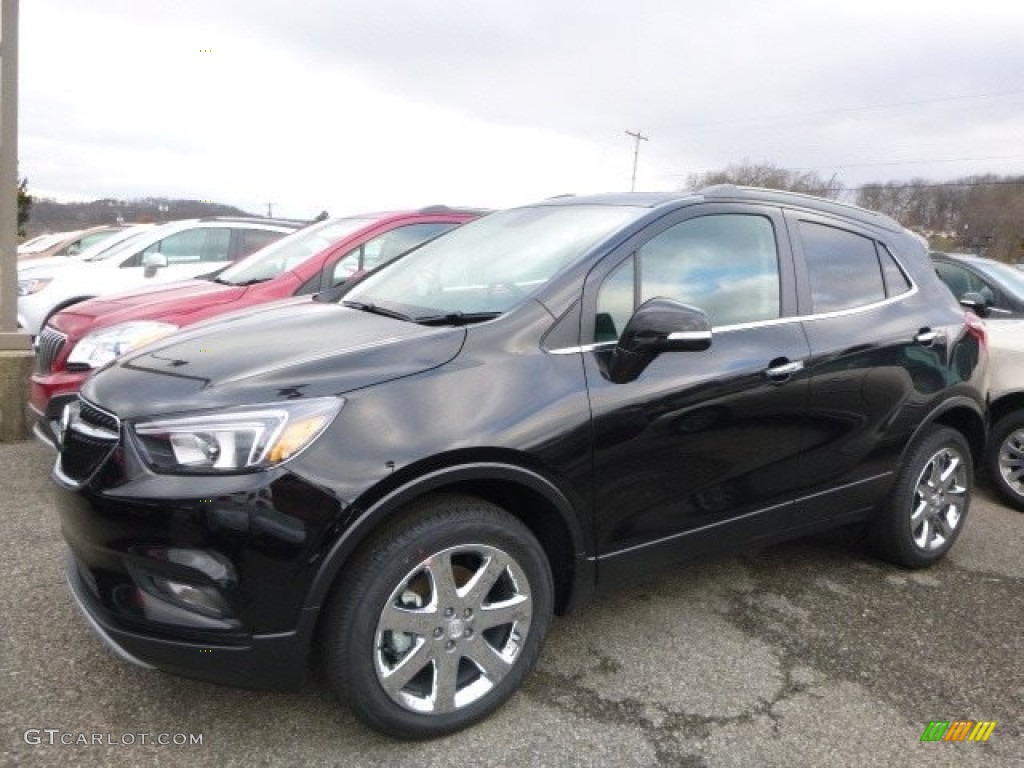 Ebony Twilight Metallic 2017 Buick Encore Preferred II AWD Exterior Photo #117456174