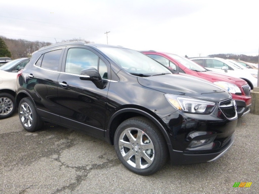 Ebony Twilight Metallic 2017 Buick Encore Preferred II AWD Exterior Photo #117456186