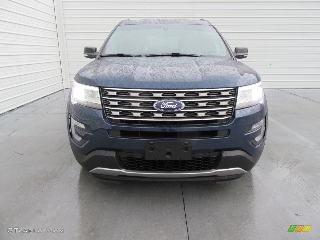 2017 Explorer XLT - Blue Jeans / Ebony Black photo #8