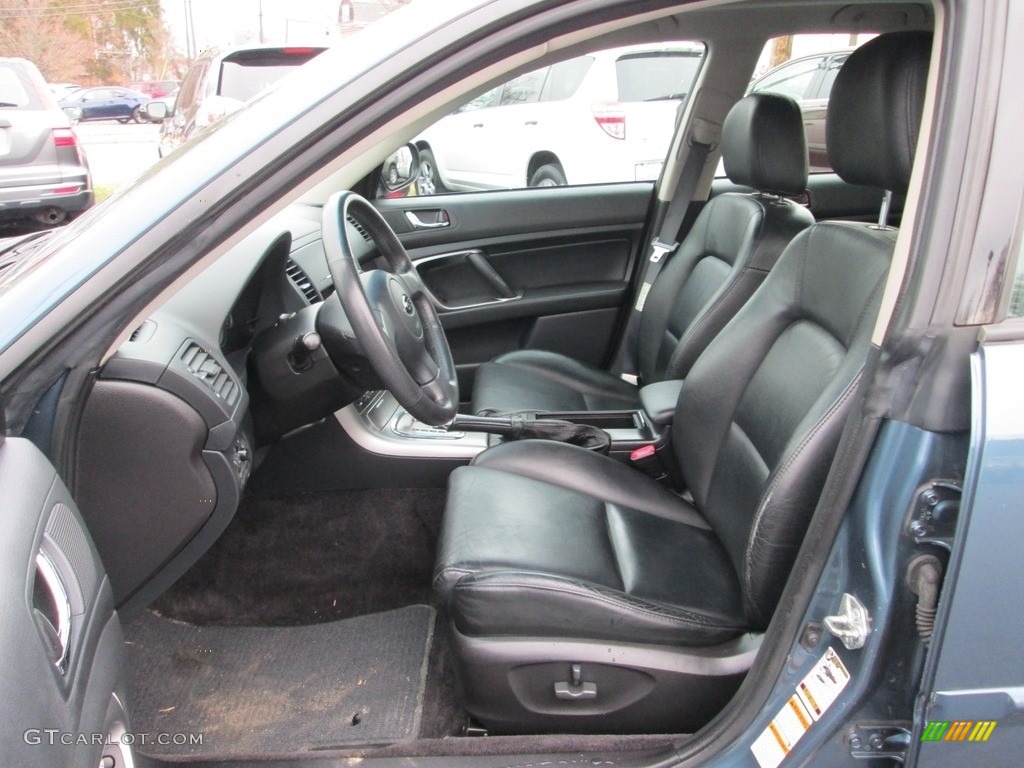 2005 Outback 2.5i Limited Wagon - Atlantic Blue Pearl / Off Black photo #12