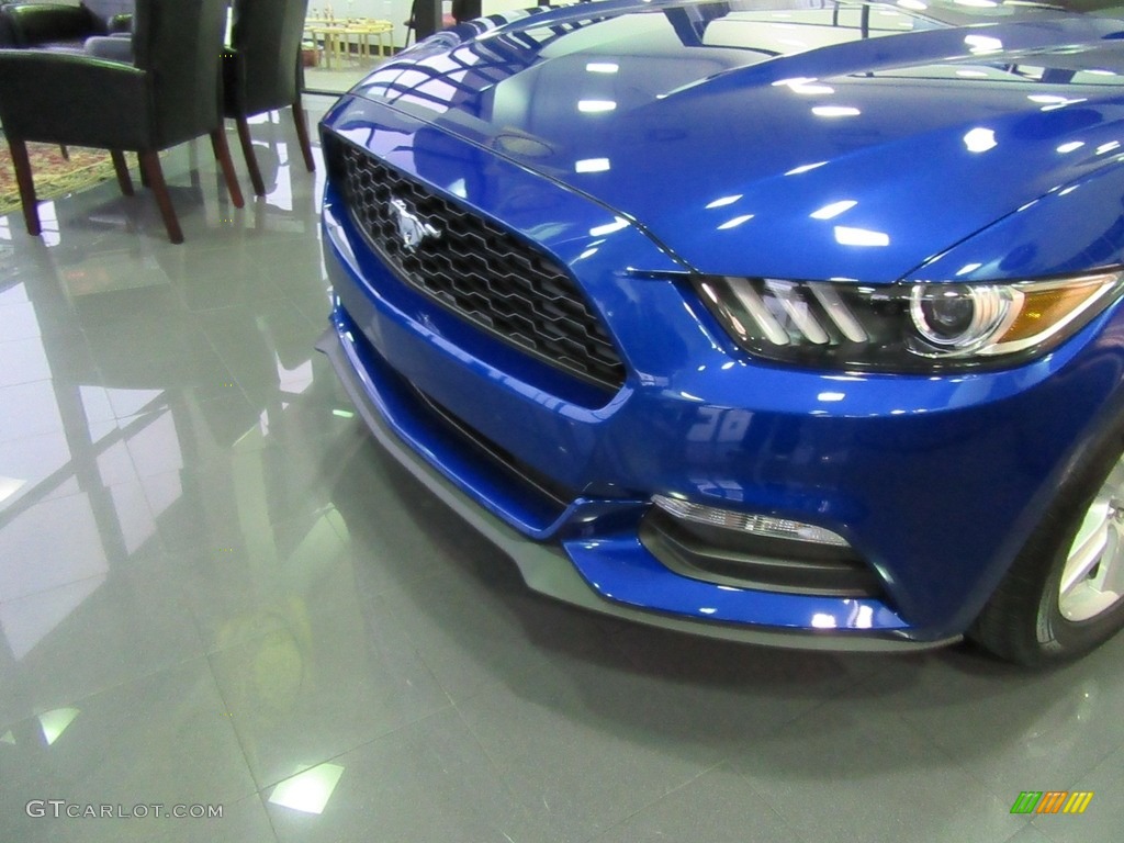 2017 Mustang V6 Coupe - Lightning Blue / Ebony photo #11