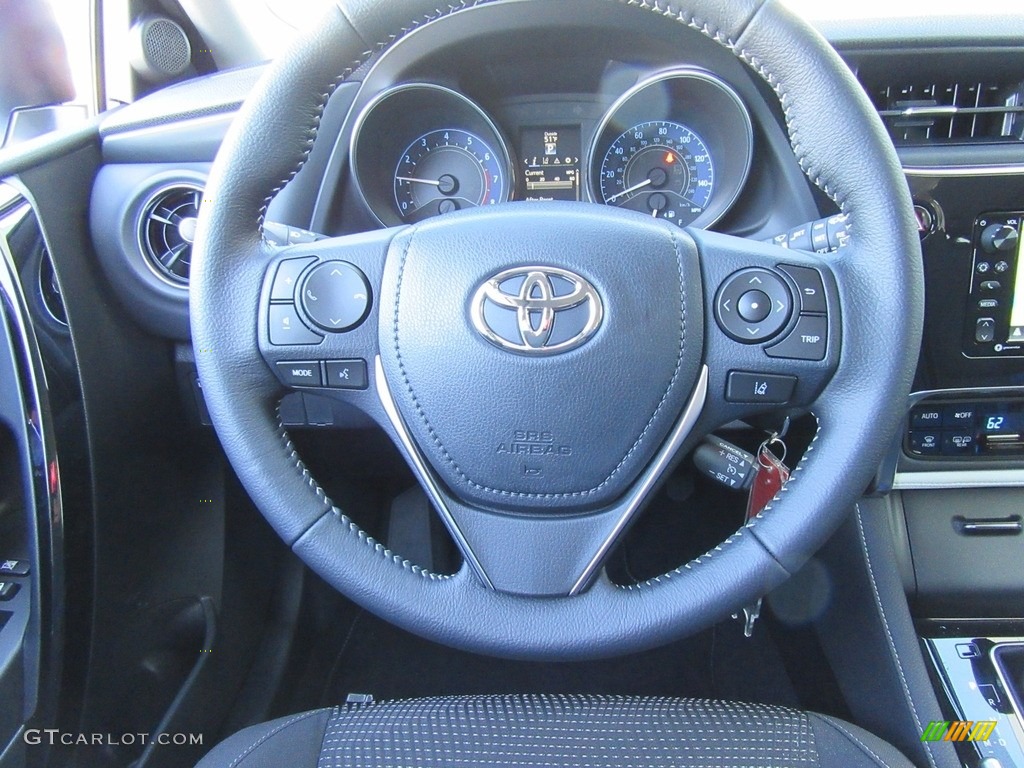 2017 Toyota Corolla iM Standard Corolla iM Model Black Steering Wheel Photo #117460757