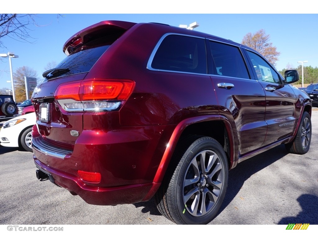 2017 Grand Cherokee Overland - Velvet Red Pearl / Brown/Light Frost Beige photo #3