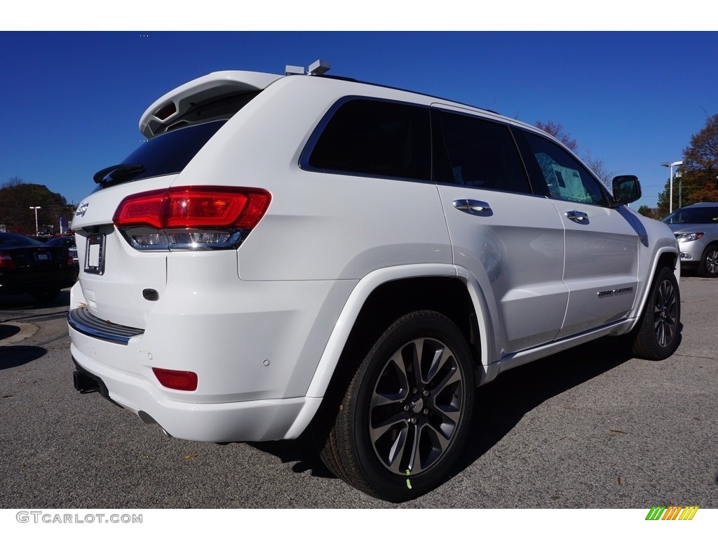 2017 Grand Cherokee Overland - Bright White / Brown/Light Frost Beige photo #3