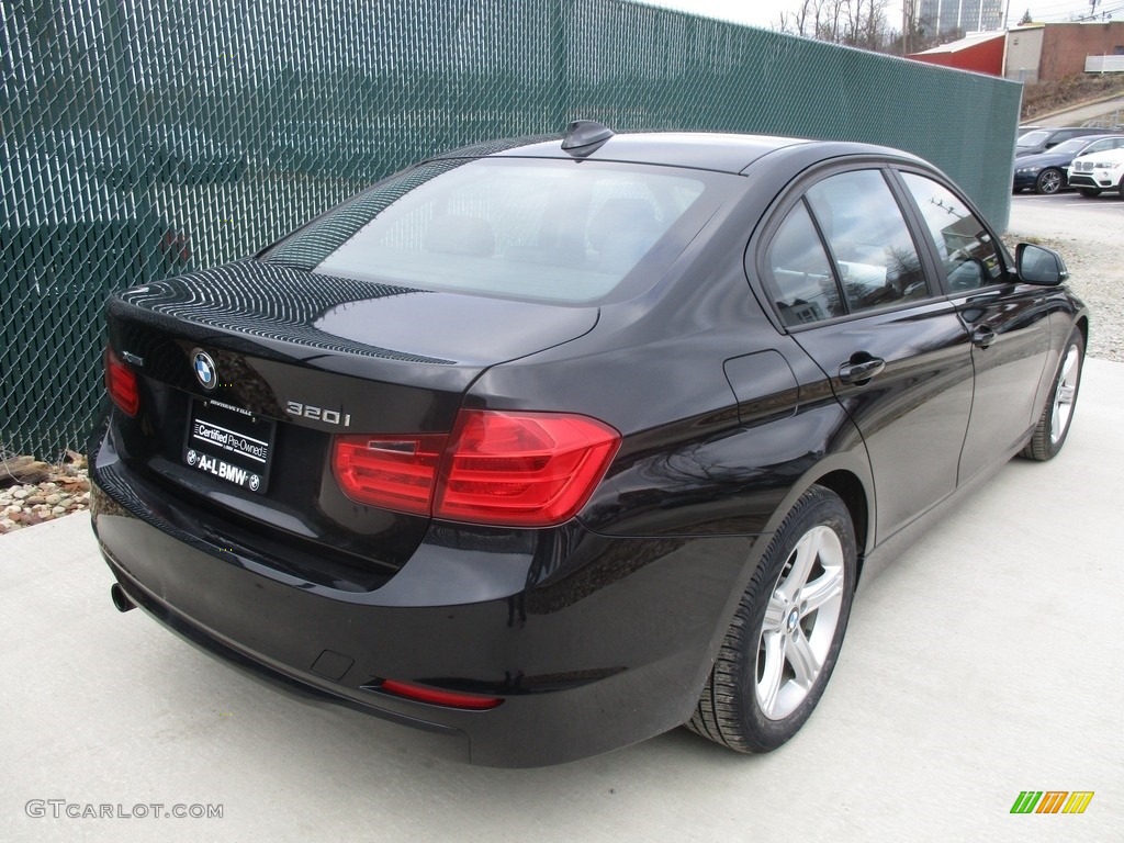 2014 3 Series 320i xDrive Sedan - Jet Black / Black photo #4