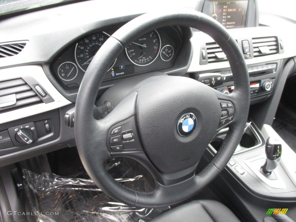 2014 3 Series 320i xDrive Sedan - Jet Black / Black photo #14