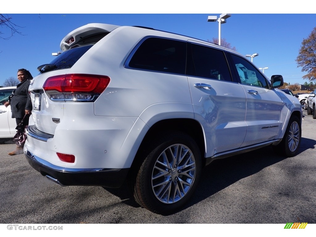 2017 Grand Cherokee Summit 4x4 - Bright White / Dark Sienna Brown/Black photo #3