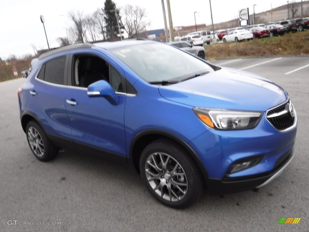 Coastal Blue Metallic 2017 Buick Encore Sport Touring AWD Exterior Photo #117462383
