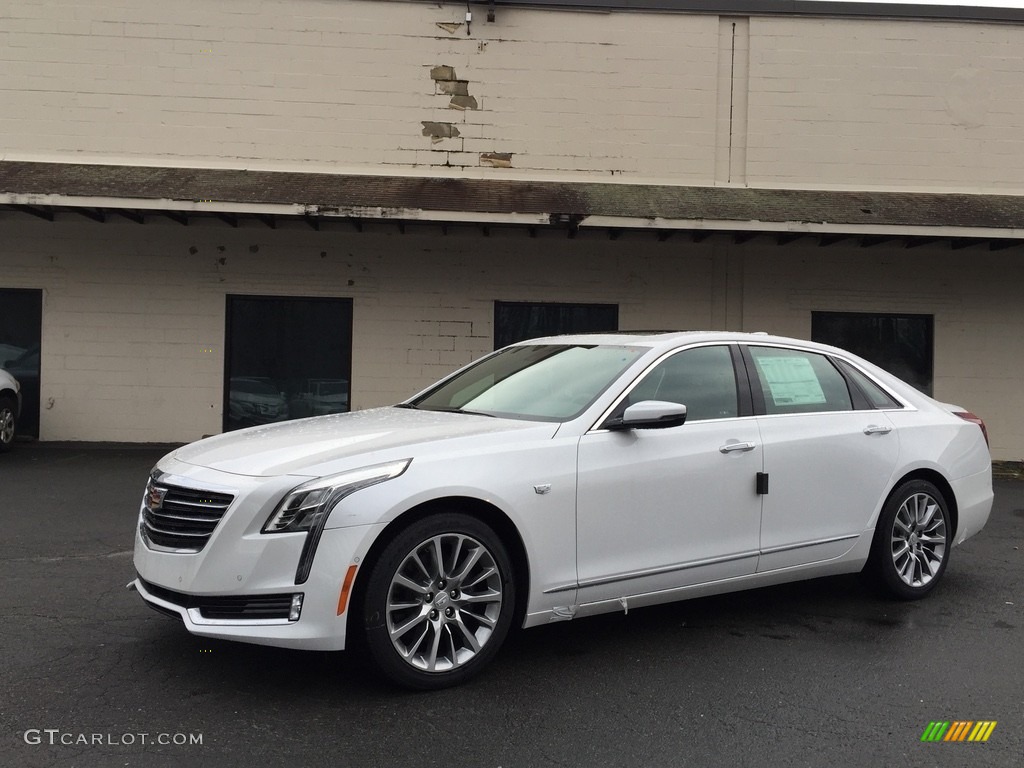 Crystal White Tricoat 2017 Cadillac CT6 3.6 Premium Luxury AWD Sedan Exterior Photo #117462704