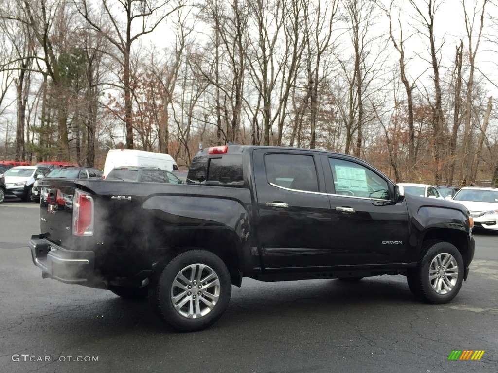 Onyx Black 2017 GMC Canyon SLT Crew Cab 4x4 Exterior Photo #117463601