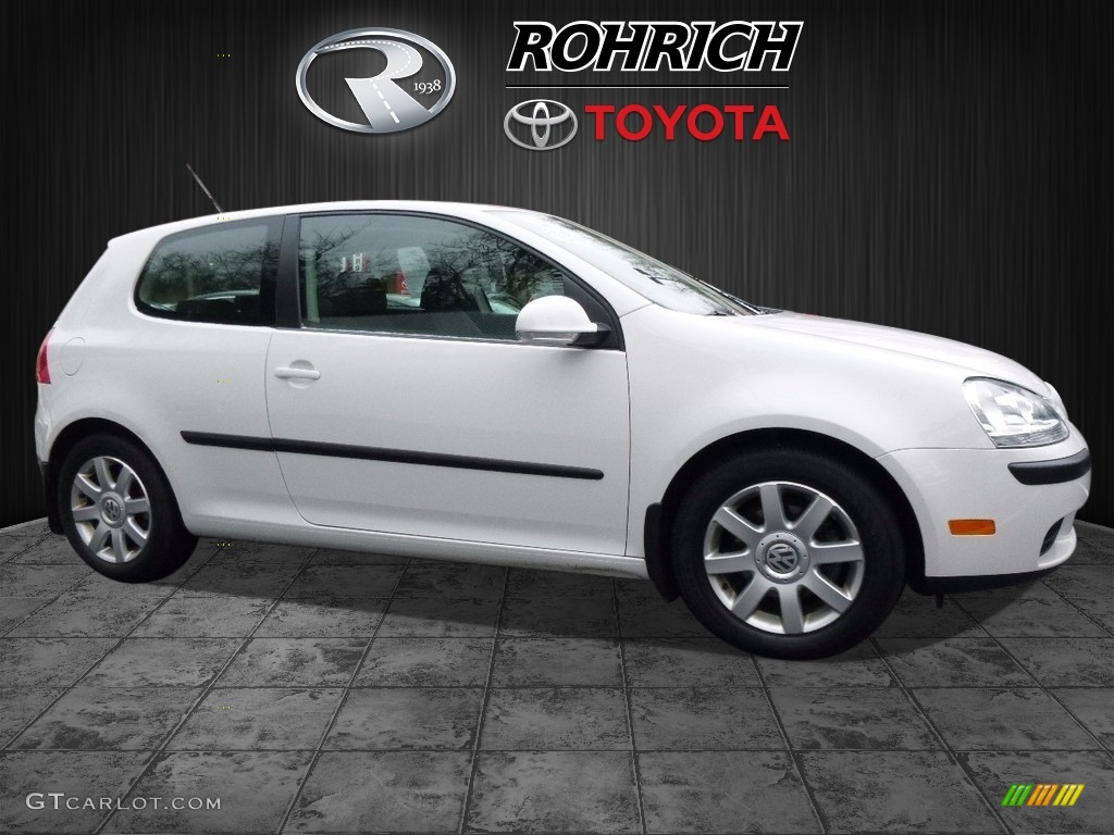 2009 Rabbit 2 Door - Candy White / Anthracite photo #1