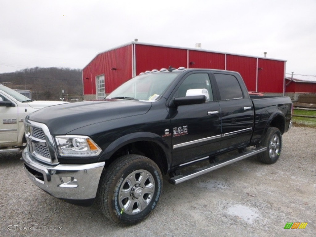 2017 2500 Laramie Crew Cab 4x4 - Maximum Steel Metallic / Black photo #1