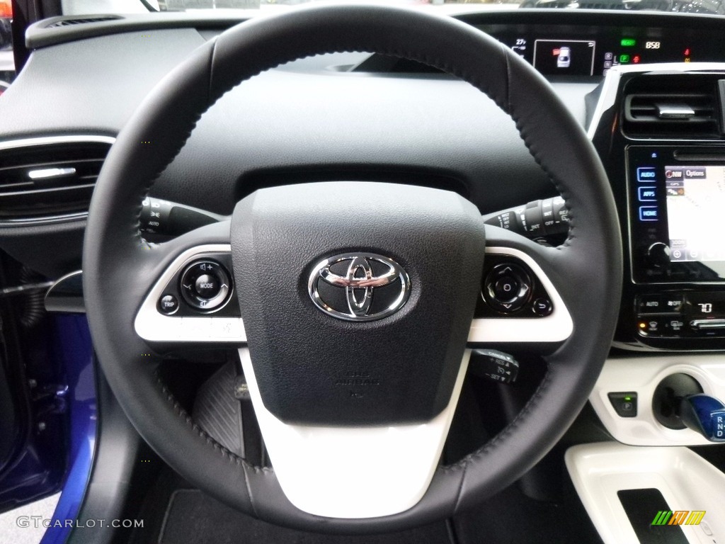2016 Prius Three - Blue Crush Metallic / Black photo #20