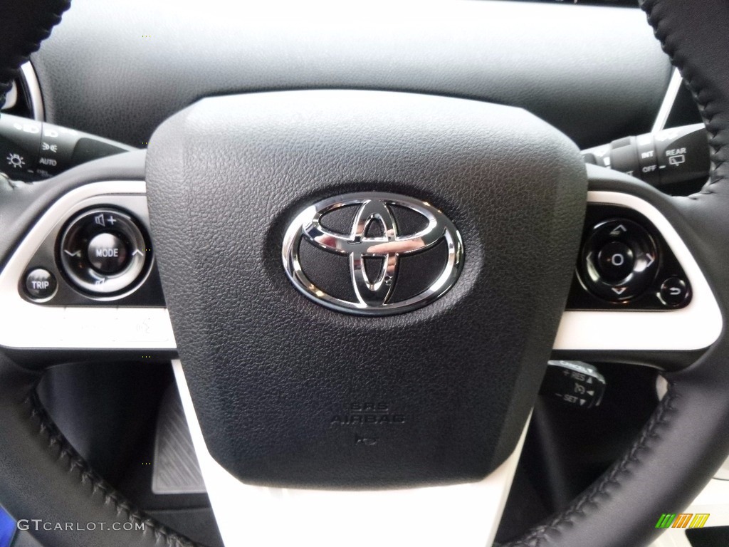 2016 Prius Three - Blue Crush Metallic / Black photo #21