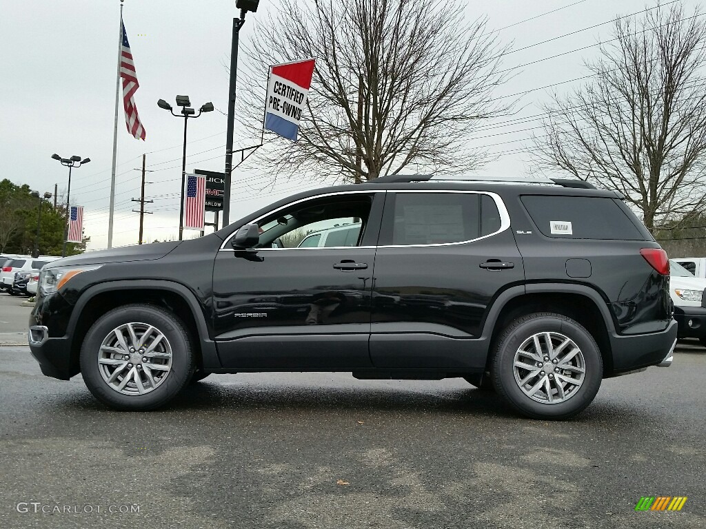 2017 Acadia SLE AWD - Ebony Twilight Metallic / Jet Black photo #3