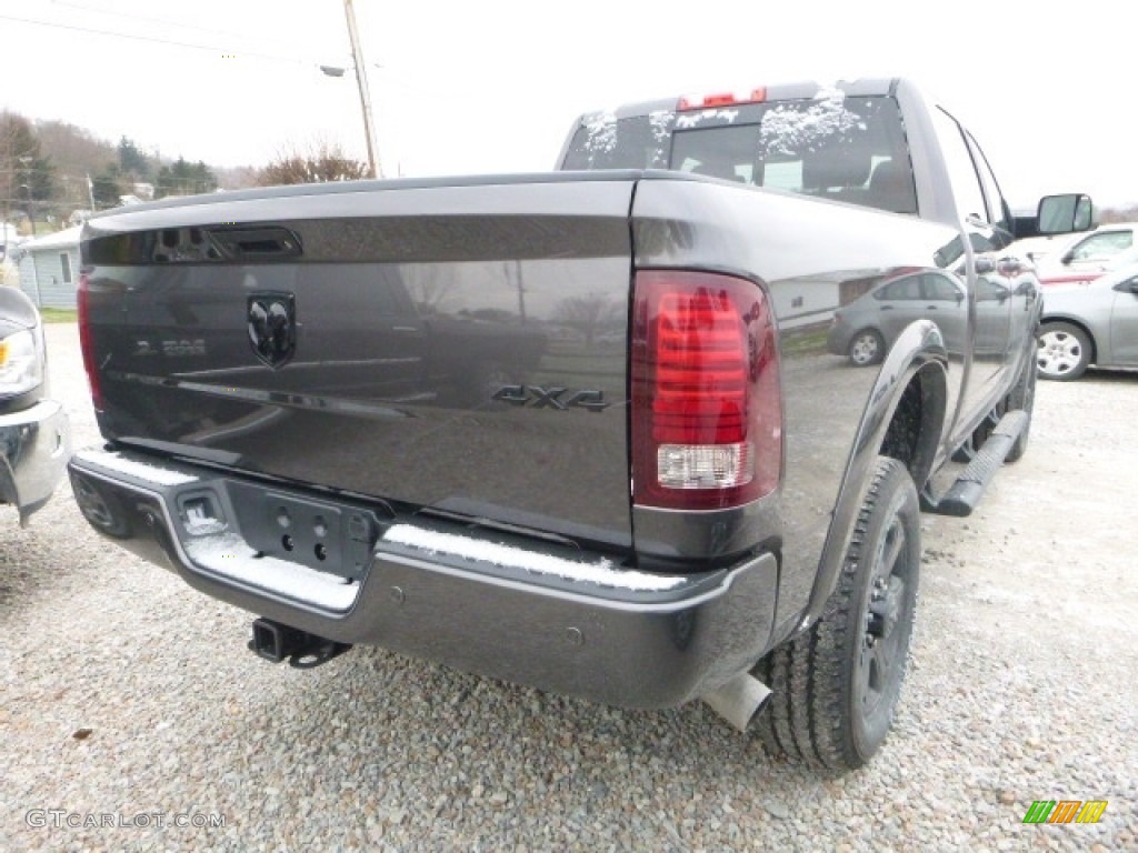 2017 2500 Laramie Crew Cab 4x4 - Granite Crystal Metallic / Black photo #8