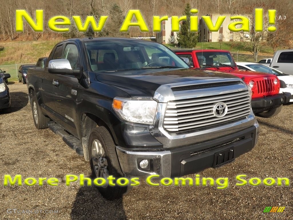 2016 Tundra Limited Double Cab 4x4 - Black / Black photo #1