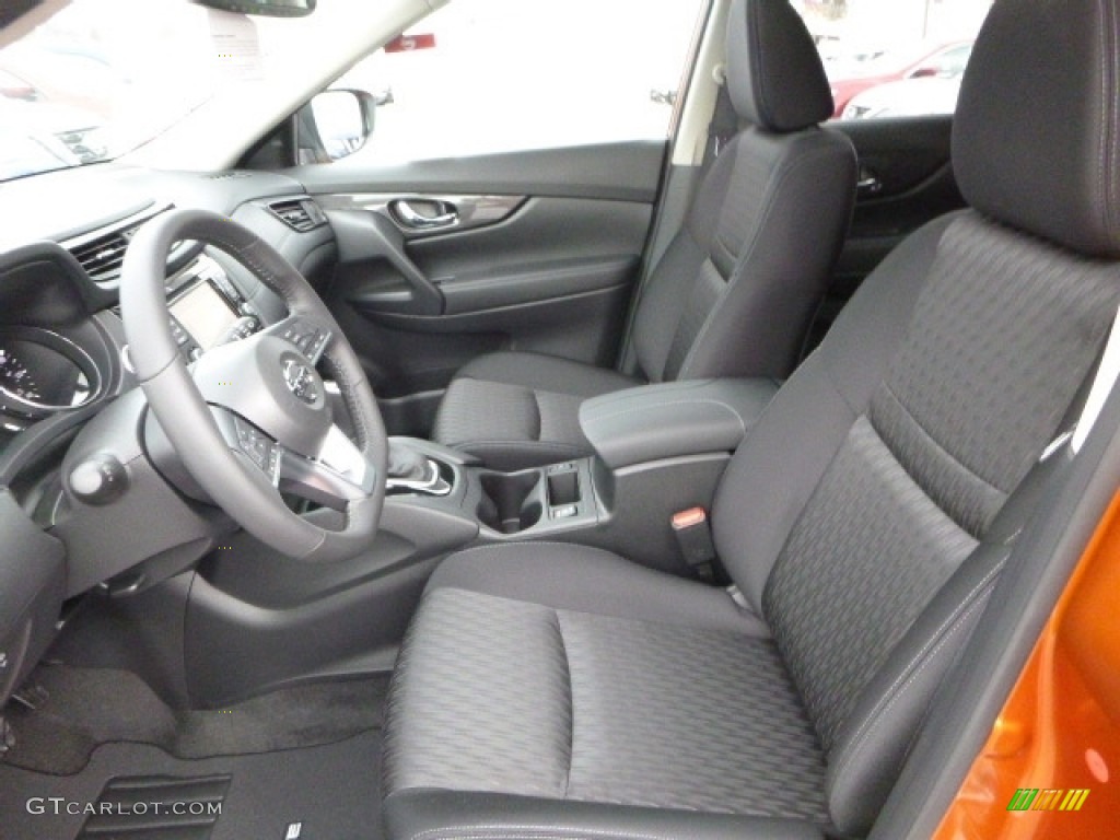 Charcoal Interior 2017 Nissan Rogue SV AWD Photo #117470999