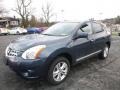 2013 Graphite Blue Nissan Rogue S AWD  photo #11