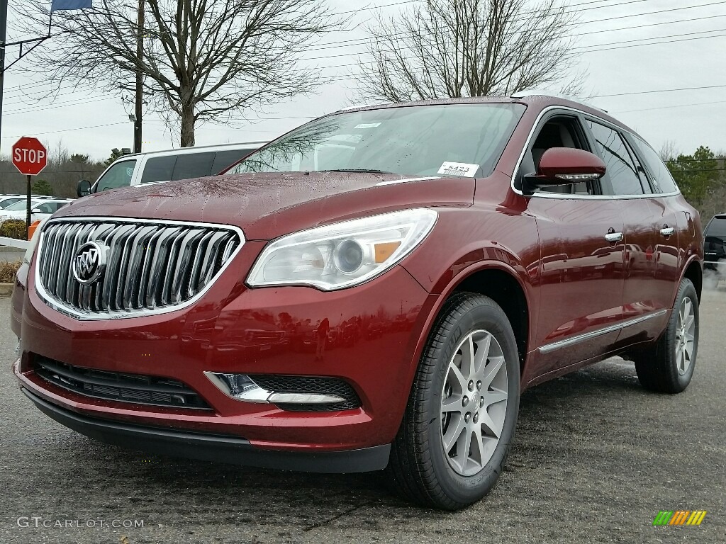 2017 Enclave Convenience - Crimson Red Tintcoat / Light Titanium photo #1