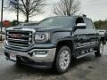 2017 Dark Slate Metallic GMC Sierra 1500 SLT Crew Cab 4WD  photo #1