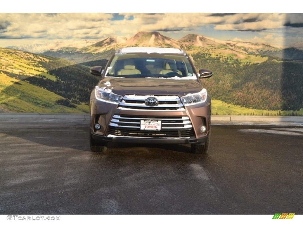2017 Toasted Walnut Pearl Toyota Highlander Limited Awd