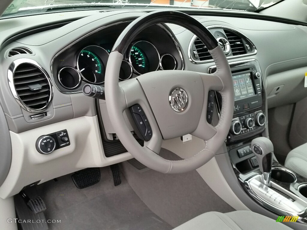 2017 Buick Enclave Convenience Light Titanium Dashboard Photo #117473219