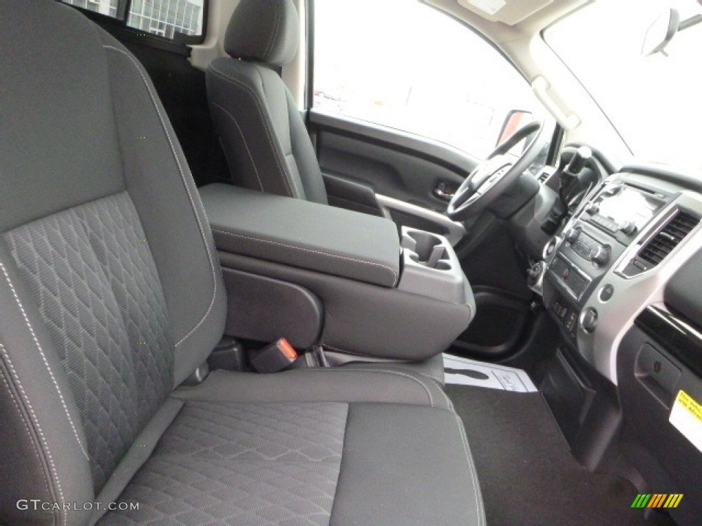 Black Interior 2017 Nissan TITAN XD SV Single Cab 4x4 Photo #117473399