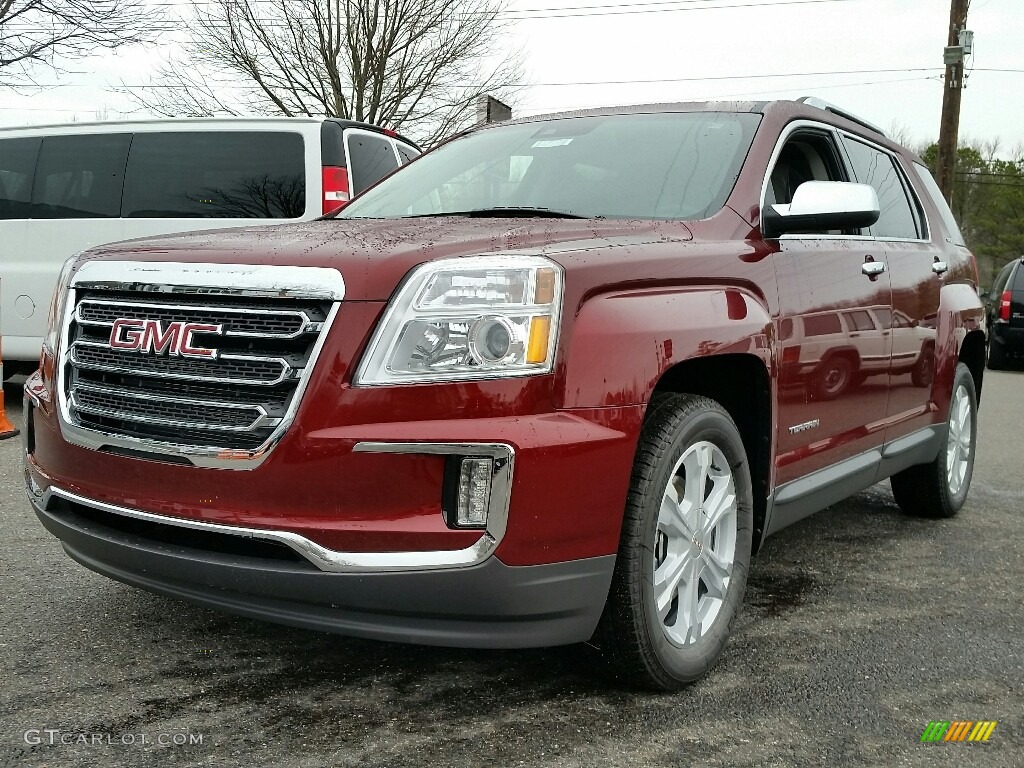 2017 Terrain SLT AWD - Crimson Red Tintcoat / Light Titanium photo #1