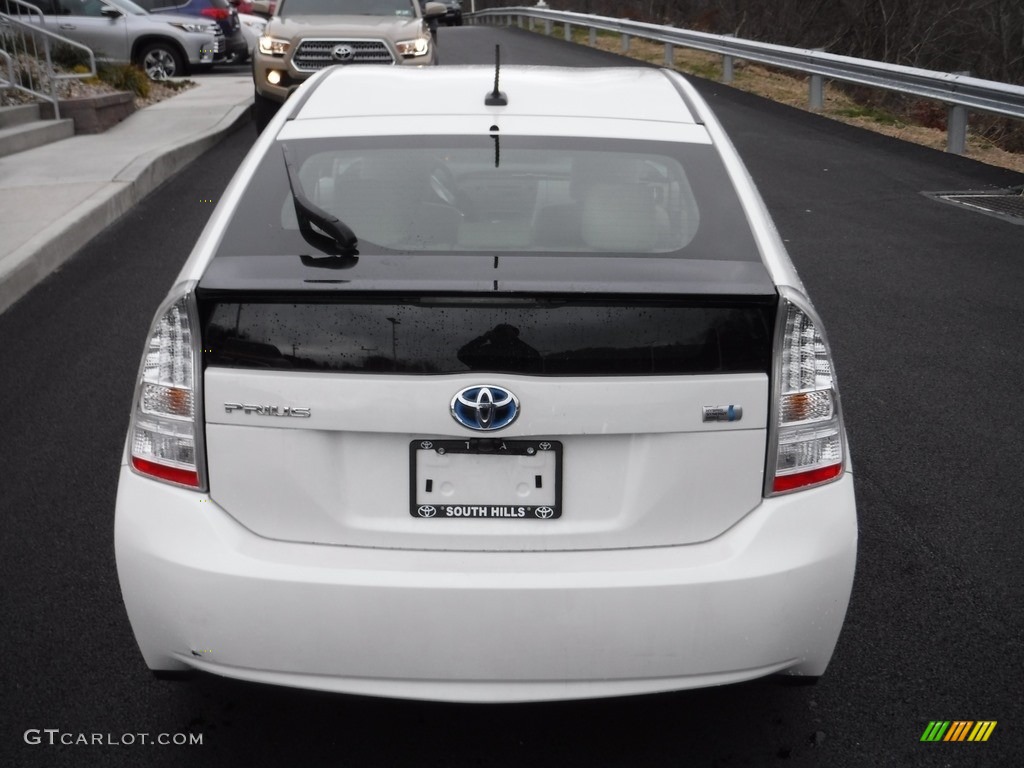 2010 Prius Hybrid II - Blizzard White Pearl / Bisque photo #7