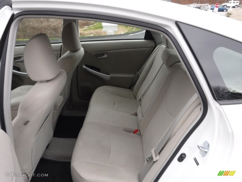 2010 Prius Hybrid II - Blizzard White Pearl / Bisque photo #15