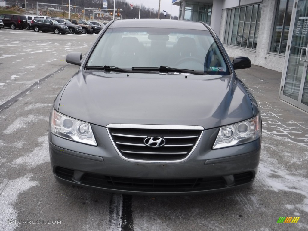 2009 Sonata GLS - Willow Gray / Gray photo #3