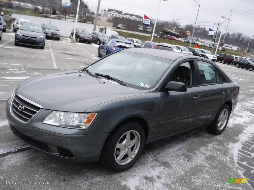 2009 Sonata GLS - Willow Gray / Gray photo #4