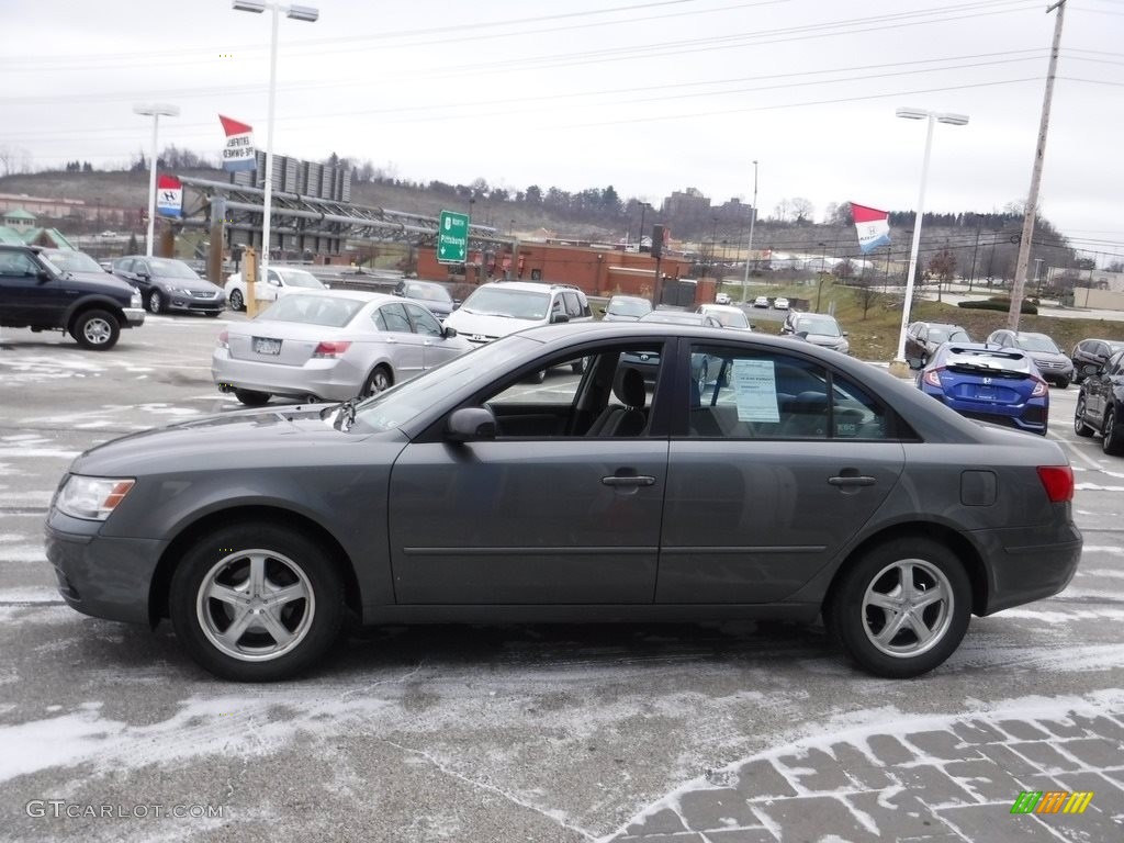 2009 Sonata GLS - Willow Gray / Gray photo #5