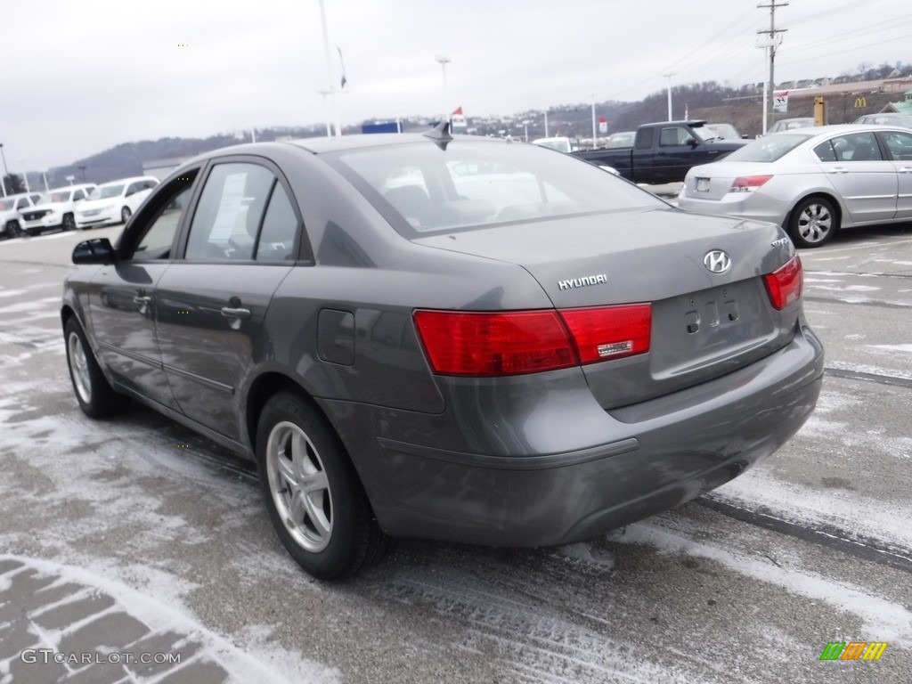 2009 Sonata GLS - Willow Gray / Gray photo #7