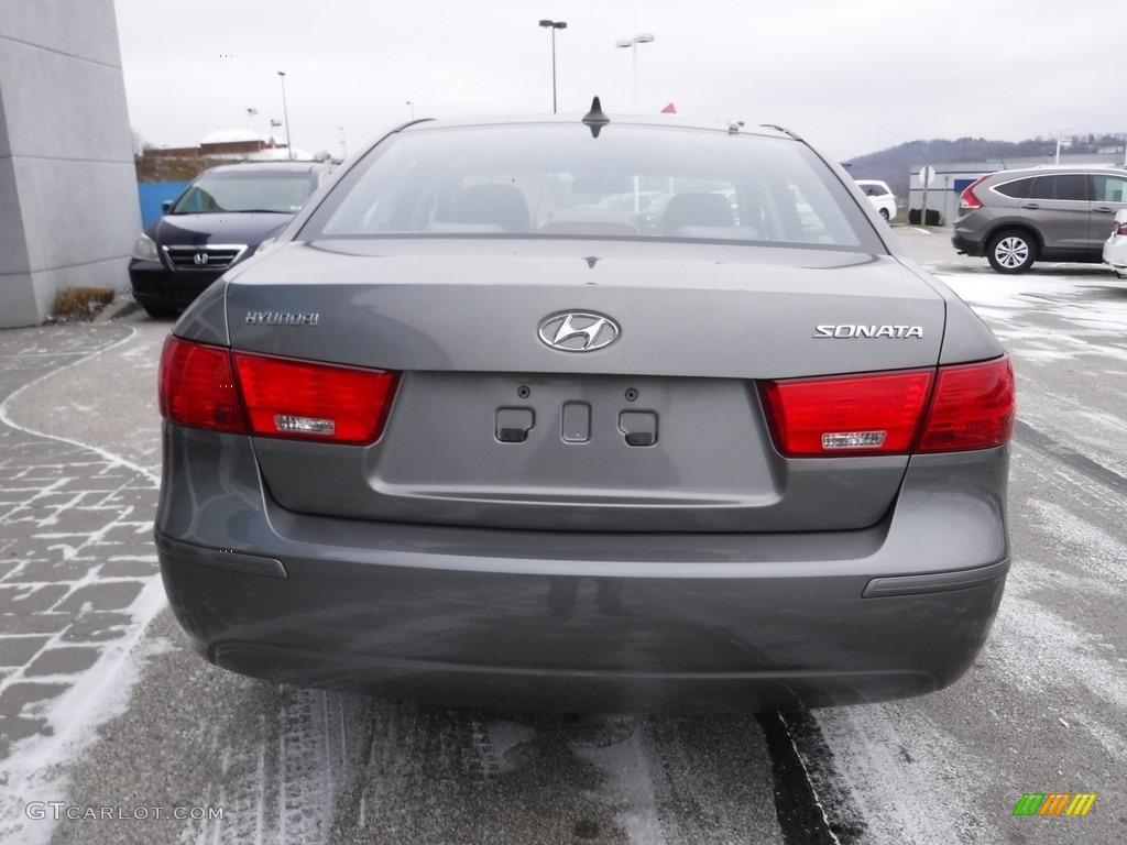 2009 Sonata GLS - Willow Gray / Gray photo #8